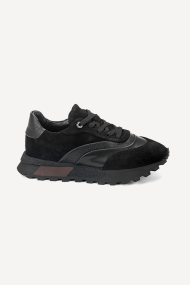 Pantofi sport din piele și piele întoarsă NSR-9130