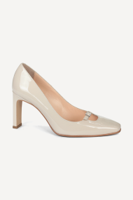 Pantofi cu toc de piele lacuita SY-27279