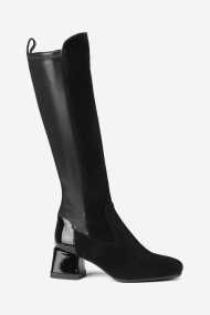 Cizme de piele SY-27620-negru