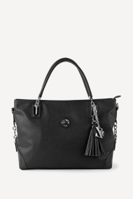 Geanta din imitație de piele YZ-507089-negru-bl