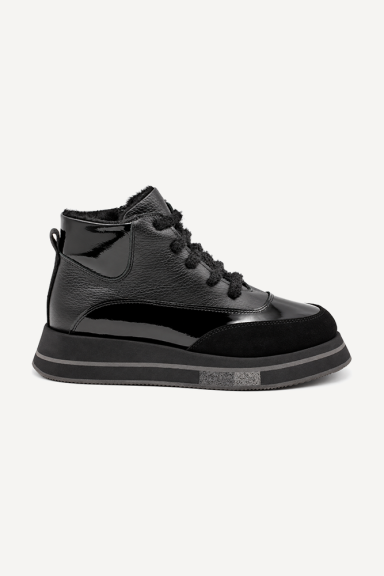 Botine sport din piele naturală și piele întoarsă ARG-2596