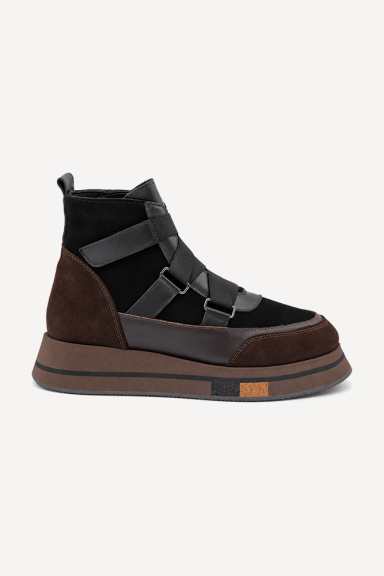 Ghete sport din piele naturală și piele întoarsă ARG-2766