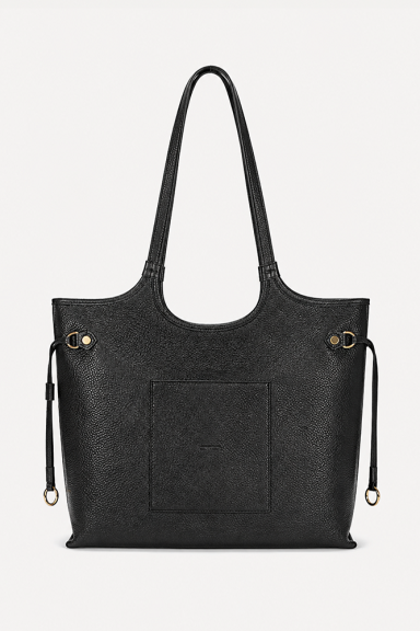 Geantă din piele ecologică DS-6486-negru