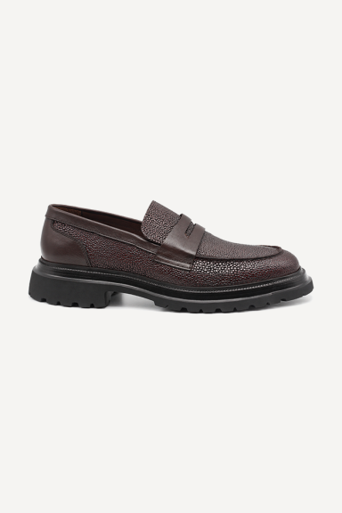 Mocasini din piele naturală DVR-1487-1-maro