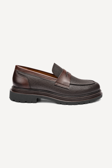 Mocasini din piele naturală DVR-1487-1-maro