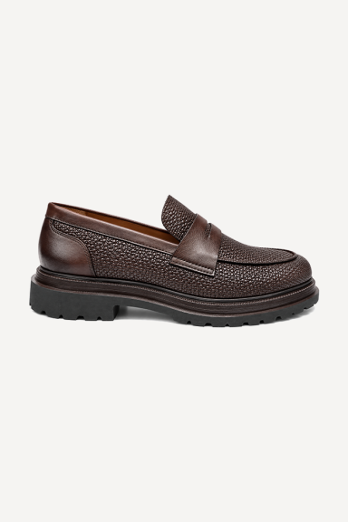 Mocasini din piele naturală DVR-1487-1-maro