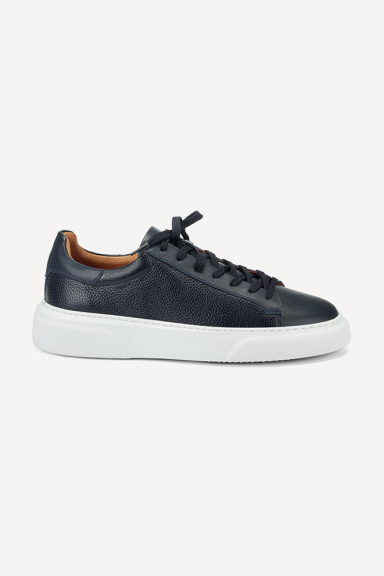 Pantofi sport din piele GS-100-26-albastru