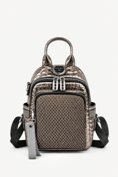 Rucsac din lac ecologic KB-27384-argintiu