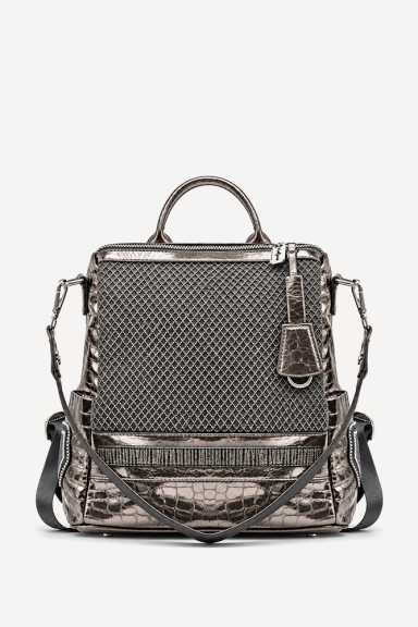 Rucsac din lac ecologic KB-27385-argintiu