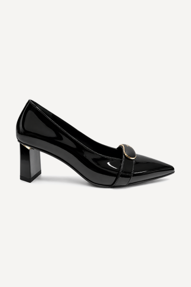 Pantofi cu toc înalt din piele lăcuită MGZ-121-9157