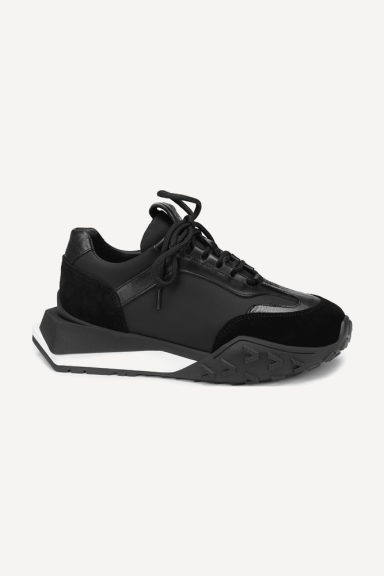 Pantofi sport de piele MGZ-253-2040-4-negru