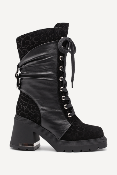 Ghete din piele MGZ-358-6412-Negru