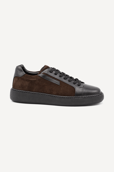 Pantofi sport din piele naturală și piele întoarsă MGZ-393-1859