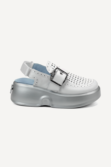 Sandale cu platforma din piele MGZ-90-010