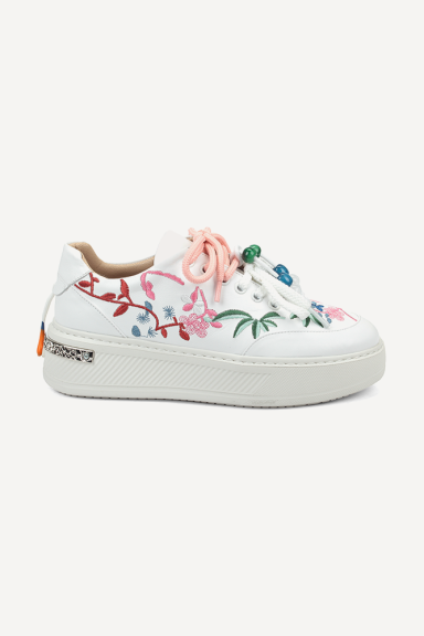 Sneakers din piele MGZ-90-058-alb