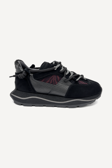 Pantofi sport din piele naturală și piele întoarsă NSR-9581