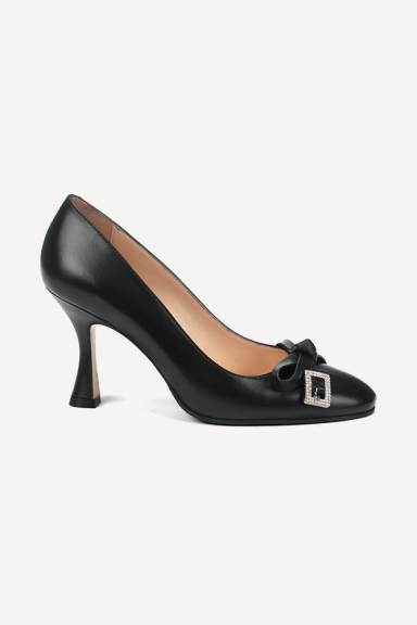 Pantofi cu toc înalt din piele SY-27376