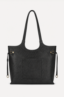 Geantă din piele ecologică DS-6486-negru