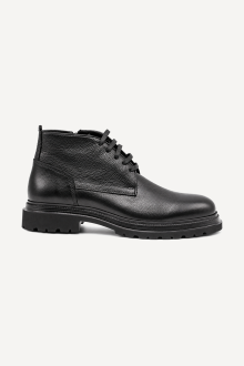 Ghete din piele naturală DVR-1489-4-negru