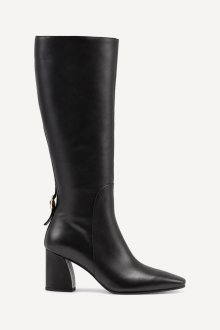 Ghete din piele cu toc mediu MGZ-330-3235-negru