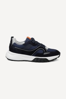 Pantofi sport din piele întoarsă și textil MGZ-454-040-albastru